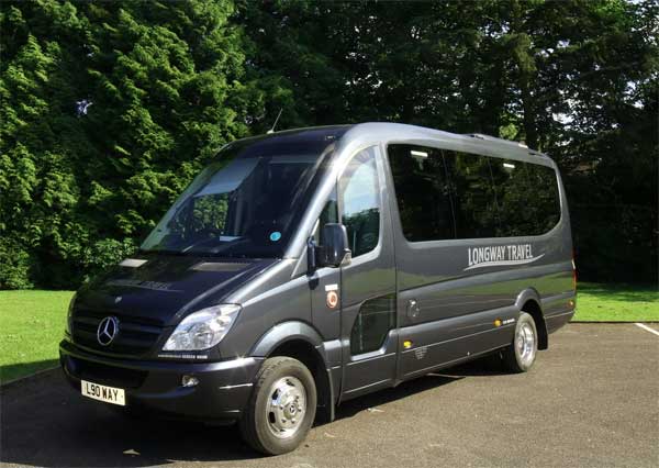 Birmingham Executive Minibus Travel with driver.
